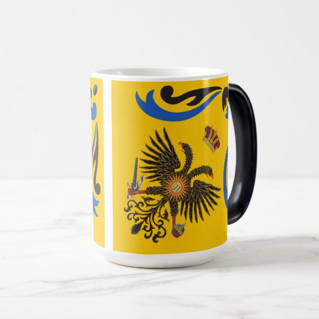 Caneca Mágica Nobile Contrada dell'Aquila Palio di Siena (Águia) (Frente Esquerda)