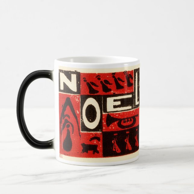 Caneca Mágica Noel Vermelho (Esquerda)