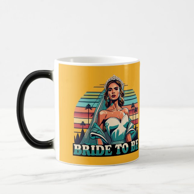Caneca Mágica Noiva retrô para ser (Esquerda)