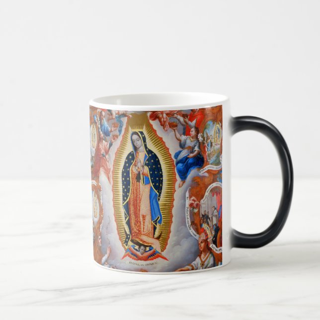 Caneca Mágica Nossa Senhora de Guadalupe Virgem Magia Morphing M (Direita)