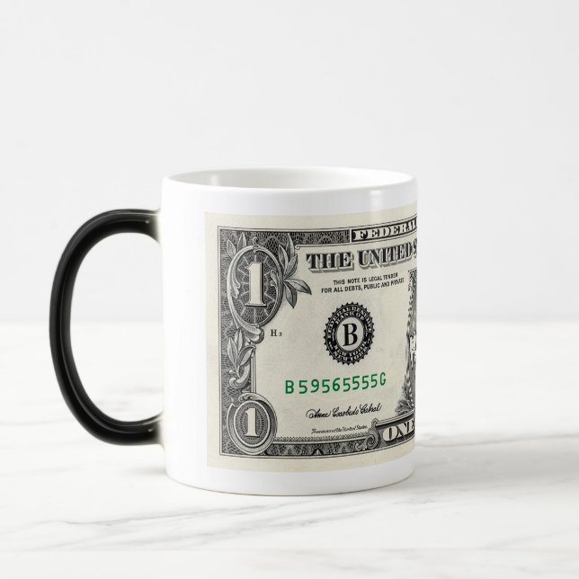 Caneca Mágica Nota de Dólar da Fada dos Dentes (Esquerda)