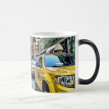 Nova Iorque Manhattan Taxi Coffee Mug