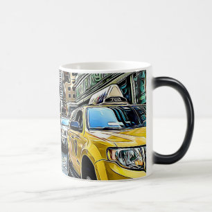 Caneca Mágica Nova Iorque Manhattan Taxi Coffee Mug