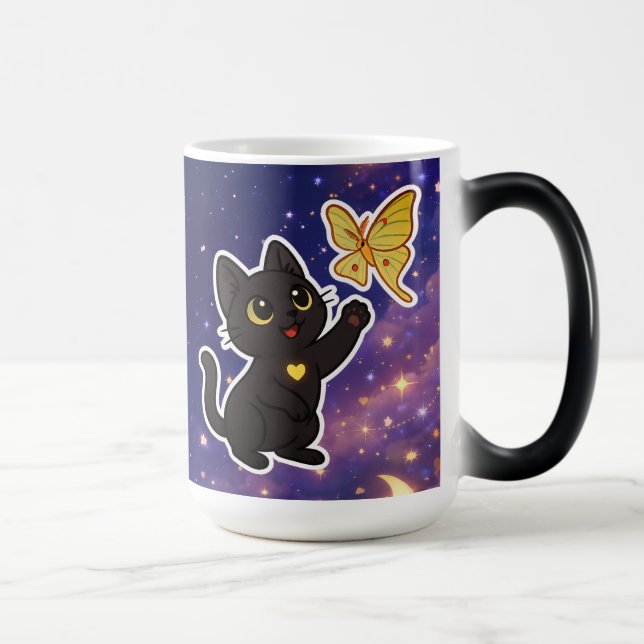 Caneca Mágica #NovaCatAdventures n Lunar Moth Frolics v2 (Direita)