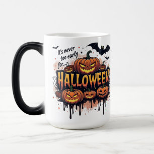 Caneca Mágica Nunca Muito Cedo Para O Dia Das Bruxas