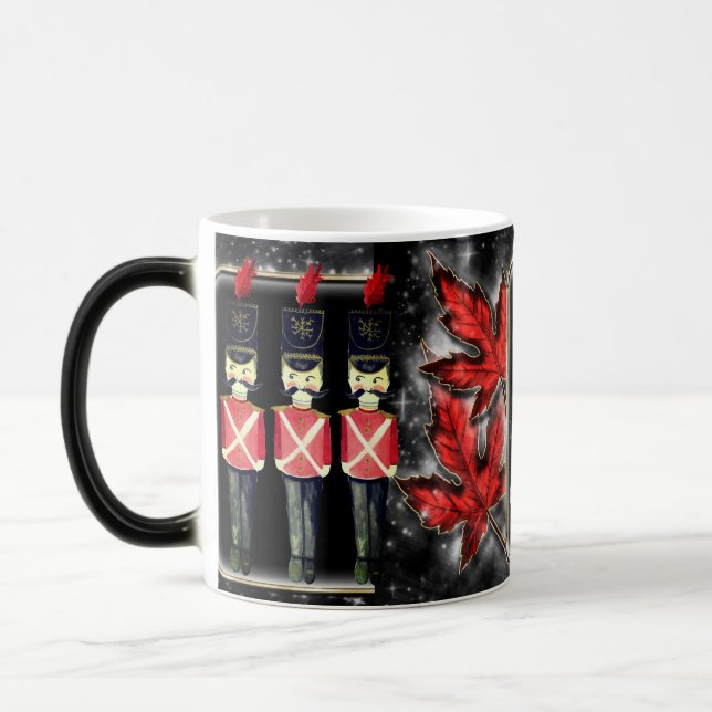 Caneca Mágica Nutcracker Trio Red Leaf Ballerina Soldier (Esquerda)