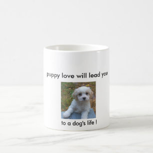 Caneca Mágica O amor de filhote de cachorro conduzi-lo-á… à 