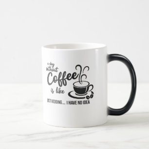 Caneca Mágica O Café é Minha Linguagem do Amor – Citação de Aman