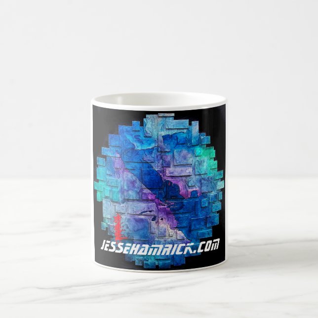 Caneca Mágica o círculo esquadrado morph (Centro)