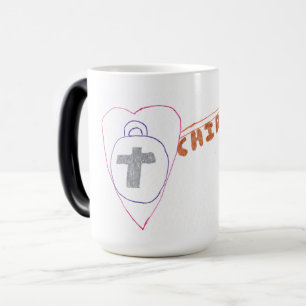Caneca Mágica O cristo é a Chave Morphing Mug