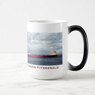 Caneca Mágica O Edmund Fitzgerald com Nomes da Tripulação