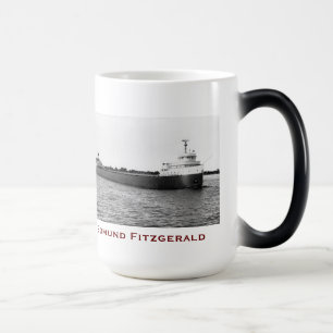 Caneca Mágica O Edmund Fitzgerald com Nomes da Tripulação