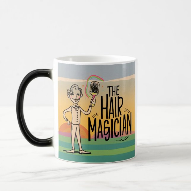 Caneca Mágica O Mágico do Cabelo (Esquerda)