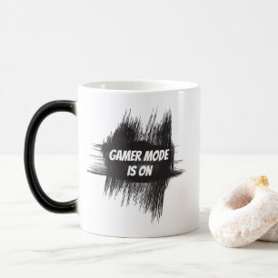 Caneca Mágica O modo Gamer está em preto e branco