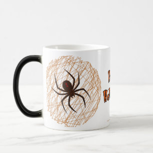 Caneca Mágica O mug da web da aranha