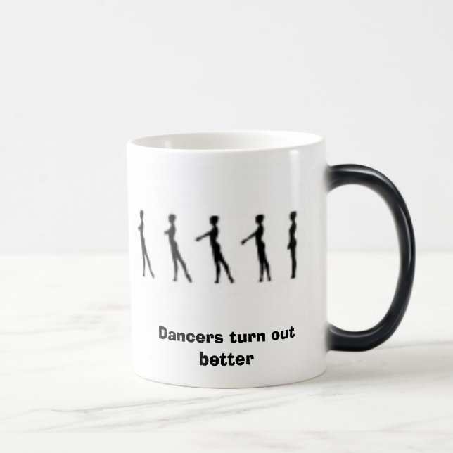 Caneca Mágica o tendu do battement, dançarinos despeja melhor (Direita)