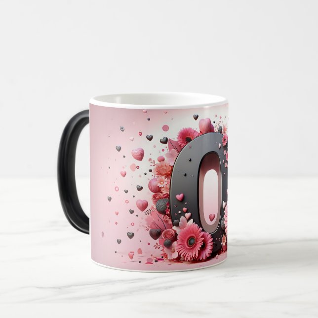Caneca Mágica O Valentine Alphabet 3D (Frente Esquerda)