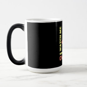 Caneca Mágica Observar Sobreposição de Artista de Nail