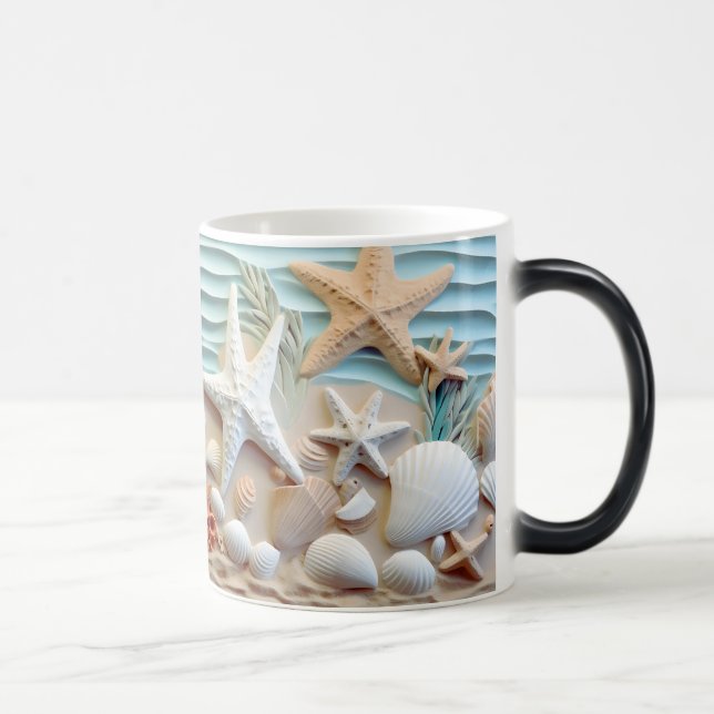 Caneca Mágica Ocean Breeze Seashell Mug (Direita)