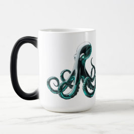 Caneca Mágica Octopus Robótico - Design da Criatura Tecnológica 
