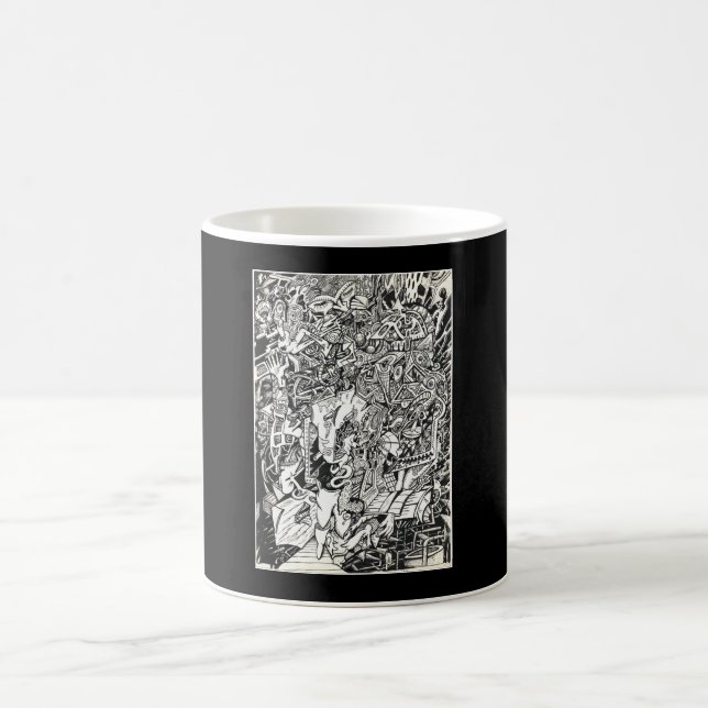Caneca Mágica "Olá!", de Brian Benson Morphing Mug. (Centro)