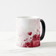 Old vintage paper valentines day