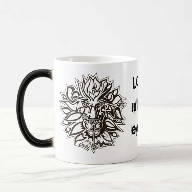 Caneca Mágica OLHE em meus olhos (Esquerda)
