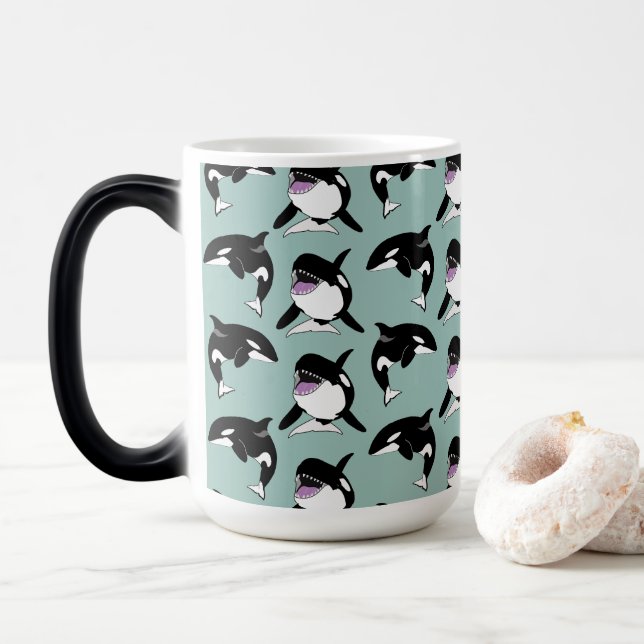 Caneca Mágica Orca Killer Whale (Com Donut)