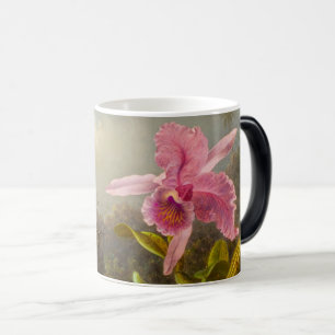 Caneca Mágica Orquídea com dois beija-flores