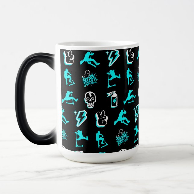 Caneca Mágica Os melhores Patinetes do Freestyle Pro (Esquerda)