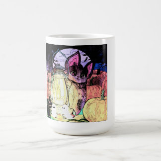 Caneca Mágica Oscar na mancha de abóbora