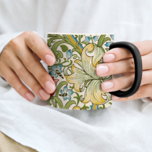Caneca Mágica Ouro Lily Wildflower William Morris