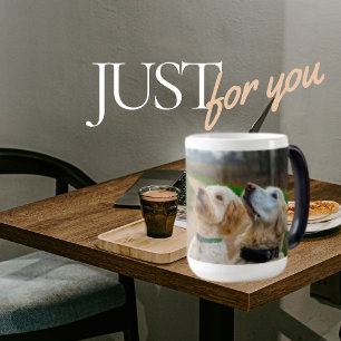 Caneca Mágica Ouro Retriever, Sit de Portas Moderno
