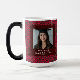 Caneca Mágica Padrão Azteca Colorido Lembrança de Graduação