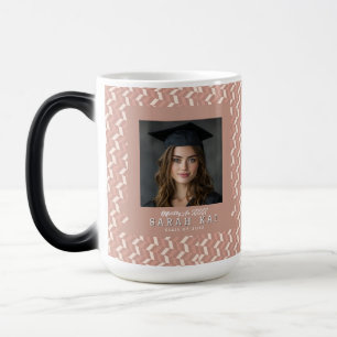 Caneca Mágica Padrão Chevron Único Gradução Faculdade