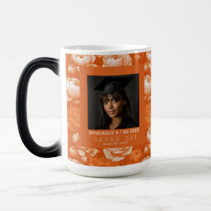 Caneca Mágica Padrão Colorido de Ranunculus de Presente Para a F