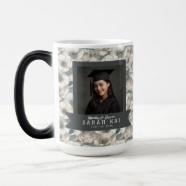 Caneca Mágica Padrão de Anêmonas em Nevoa Filha Graduação