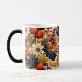Caneca Mágica Padrão de Colheita Ininterrupta do Fruta Autumn