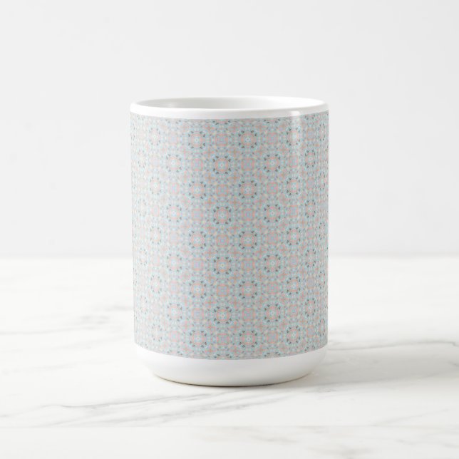 Caneca Mágica Padrão de Concha de Mar Sem Costura (Center)