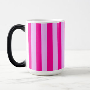 Caneca Mágica Padrão de distribuição rosa e magenta
