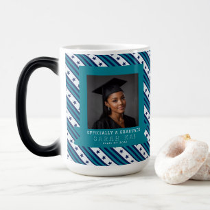 Caneca Mágica Padrão de Faixa Negrita Graduado Turma De