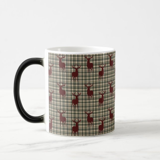 Caneca Mágica padrão de natal Mug (Esquerda)