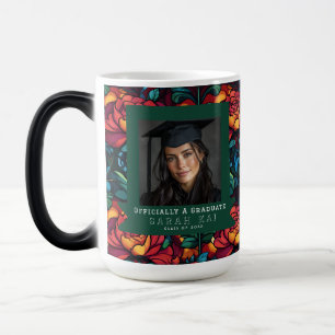 Caneca Mágica Padrão de Rosa Clássico Médico Certificado