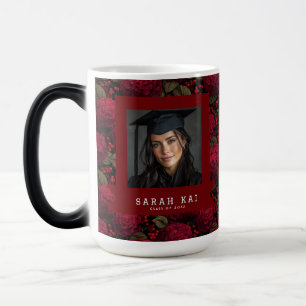Caneca Mágica Padrão Elegante de Hortênsia Amigo de Graduação