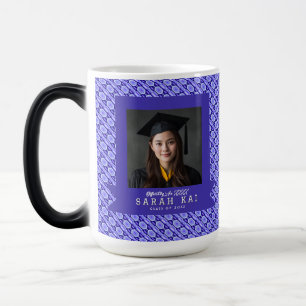 Caneca Mágica Padrão Étnico Elegante Amigo Grdauation