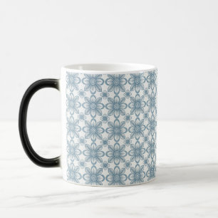 Caneca Mágica Padrão Floral Escandinavo