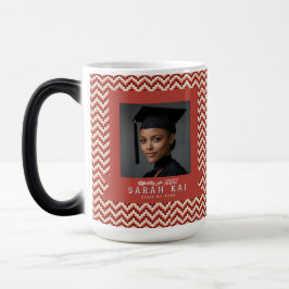 Caneca Mágica Padrão Geométrico Único Presente de Formatura para