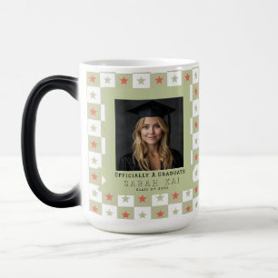 Caneca Mágica Padrão Quadrado Único Graduação da Netas