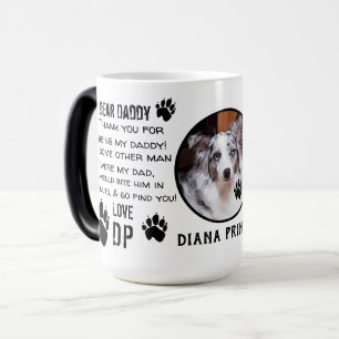 Caneca Mágica PAI DE CACHORRO PERSONALIZADO! QUERIDA CAFÉ pET PA