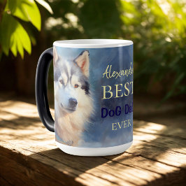 Caneca Mágica Pai DoG Melhor já citado do Alaska Malamute